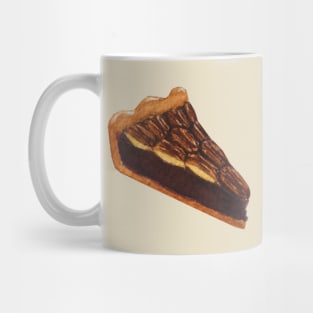 Pecan Pie watercolour food illustration Mug